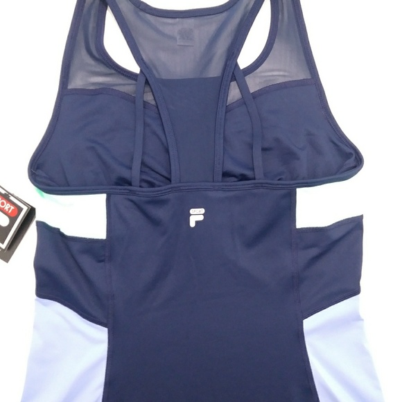 Fila Sport Women L XL Mesh Color Block Tank - Picture 5 of 7